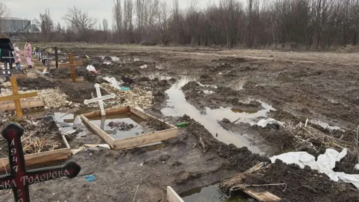 Липсата на алеи превърна гробните места в непроходимо блатоЛипса на