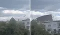 Буря от Румъния отнесе покриви и връхлита Северна България