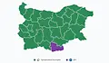 Как се разпредели вотът по области у нас