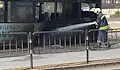 Автобус от градския транспорт пламна в Пловдив
