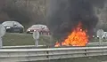 Кола изгоря като факла край Владая