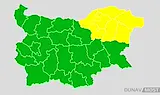 НИМХ обяви жълт код за Североизточна България