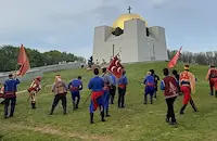 Въоръжени патриоти пресъздадоха Априлското въстание в Русе