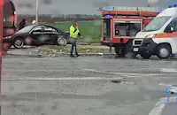 Трима пострадаха при сблъсък между катафалка и БМВ в Русе