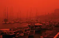 Пясъчна буря на остров Крит