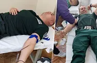 Сто стажанти от ГД "Гранична полиция" дариха кръв в Пазарджик