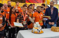 Русе посрещна с шампанско 6-кратния европейски шампион Ангел Русев