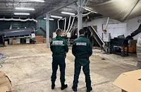 МВР хвана тон нелегален тютюн във фабрика в Брезник