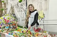 "Каритас" - Русе откри благотворителен великденски базар в библиотеката