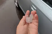 Априлски сняг в Русе