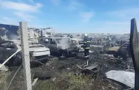 Над 100 автомобила изгоряха на Околовръстното край Пловдив