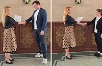 Двама млади юристи започват практика в Окръжния съд