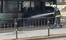 Автобус от градския транспорт пламна в Пловдив