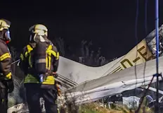 Двама пилоти загинаха при авиокатастрофа край АахенДвама души загинаха след