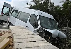 Групата е пътувала към фериботното пристанище за ГозоСедем български туристи