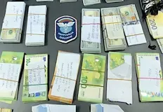 Турски шофьор опита да пренесе нелегално валутата в черни найлонови