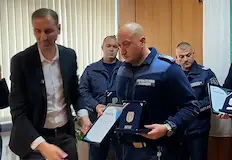 Младши инспектор Мартин Петров и екипът му получиха отличияДнес ръководството