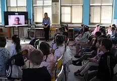 Деца от детска градина Пинокио се учиха на откривателствоПисателката Елена