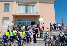 Възрастовият диапазон на участниците във велопохода бе от 8 до