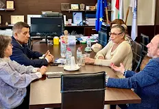 Актьорите се срещнаха със заместник кмета Димитър НедевОт пресцентъра на Община