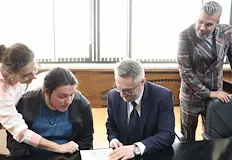 Творбата Приключенията на Спондж Боб бе представена пред областния управител