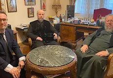 Освещават новия храм на Светата обител до края на юниНовият