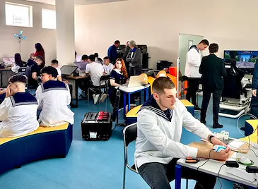 Корабният техникум в Русе отвори три модерни STEM лаборатории