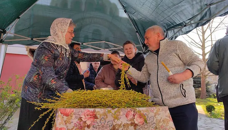 Осветената в църквата върба пази дома от зло и болести