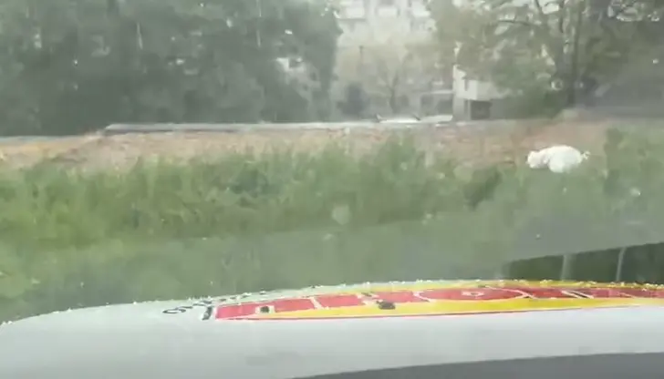 Ледени зърна над Дунавската равнина