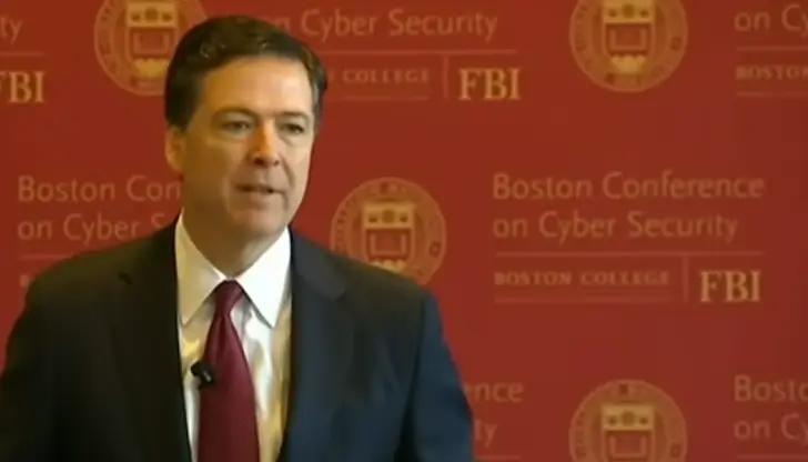 Джеймс Коми е обвинен в заплаха срещу президента Доналд Тръмп