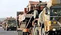 Военна техника тръгва по пътищата към Румъния