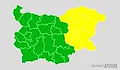 Обявиха жълт код за валежи в Източна България