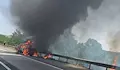 Горящ автомобил затвори магистрала "Хемус"