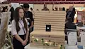 Ученици показват охлаждащи соларни пейки на експо в Русе