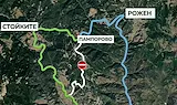 Въведоха два обходни маршрута заради свлачището в Смолянско