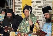 Епископ Макарий отслужи празнична литургия в Атон