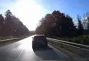 Агресивен шофьор блокира пътя в Русенско