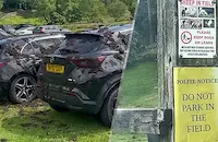 Овцевъд заля с фекалии 20 коли, паркирали в нивата му