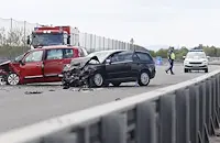 Жена издъхна след верижната катастрофа край София
