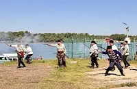 Пресъздадоха слизането на Ботевата чета на кея в Русе
