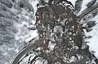 Обявиха бедствено положение заради свлачището между Смолян и Пампорово