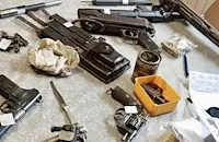 ГДБОП иззе незаконни оръжия в Плевен