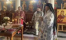 Митрополит Наум отслужи панихида в Басарбовския скален манастир