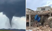 Торнадо разруши село в Турция
