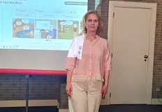 Николинка Чокоева запозна юристи в Португалия с русенската Синя стая Председателят