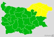 Гръмотевична активност обхваща североизточната част на странатаЖълт код за интензивни