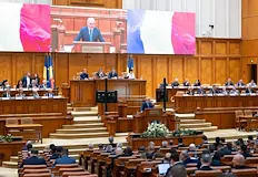 Румънският парламент отстрани кабинета с 281 гласа за Румънският парламент гласува