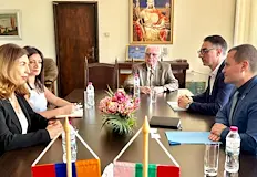 Посланик Цовинар Амбарцумян обсъди партньорства с кмета на РусеВъзможностите за