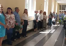 Новата база е финансирана с европейски средстваВ Математическа гимназия Баба