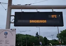 Градският транспорт отбелязва историческия триумф на Евровизия На електронните информационни табла